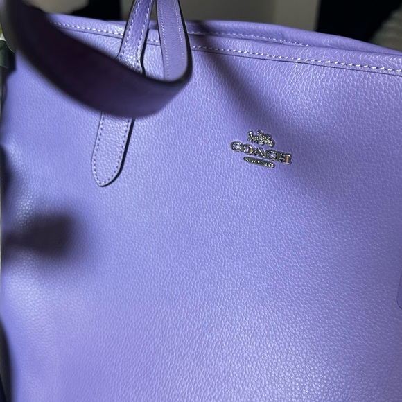 Coach Purple Tote Bag - Picture 2 of 8